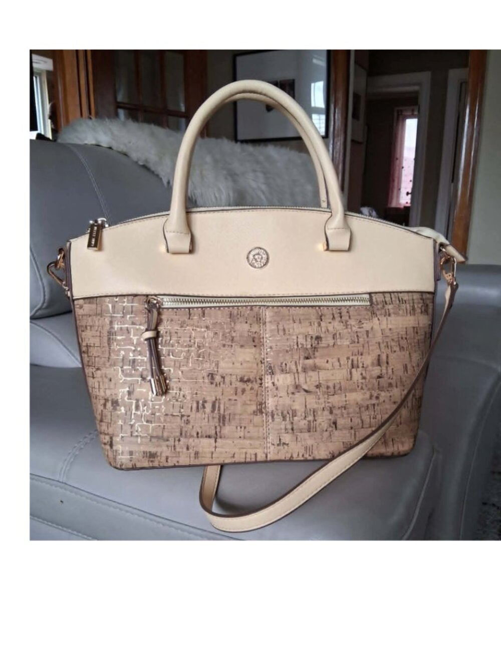 Anne Klein Dome Satchel Purse